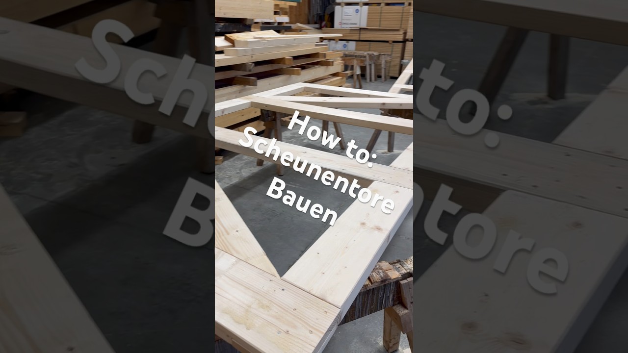 Scheunentore selber bauen #holidayswithshorts #work #zimmerer #bau #