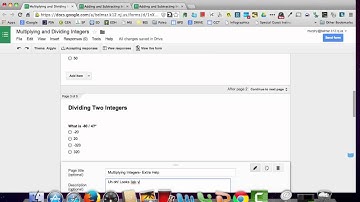 Creating a Differentiated Google Form
