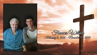 Frances Wilson Keepsake Video