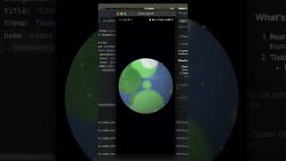 3D Rotating Globe Animation in Flutter Flight Path Simulation