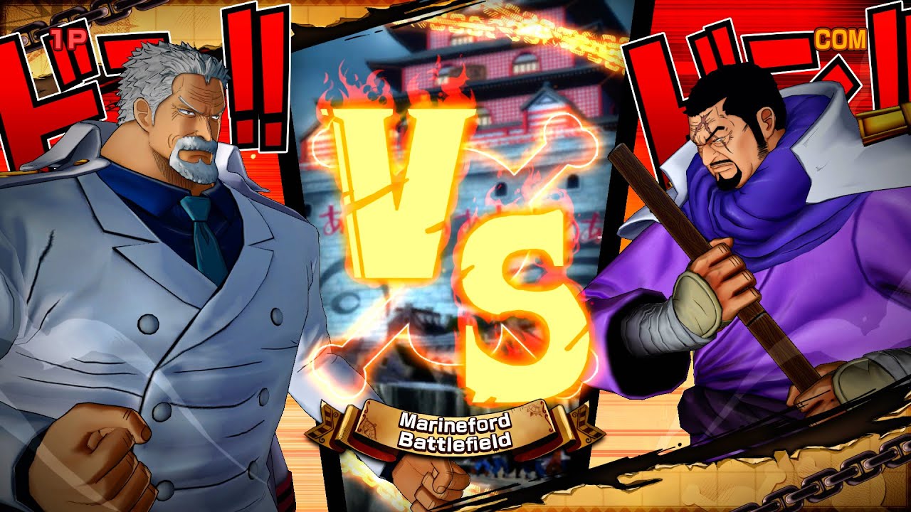 Garp vs Fujitora - One Piece: Burning Blood