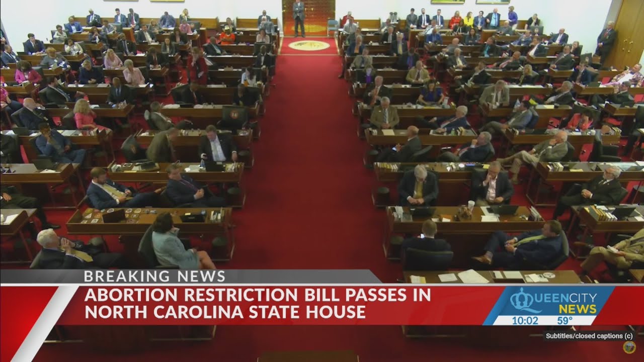 Abortion restriction bill passes in NC State House - YouTube