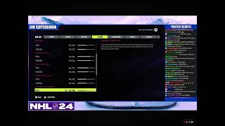 2BC Franchise Mode Sliders NHL 24