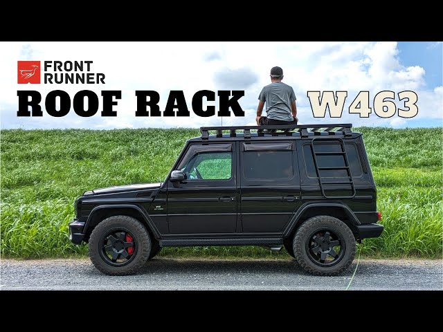 Introducing the roof rack for the G-Class (W463). The FRONT RUNNER