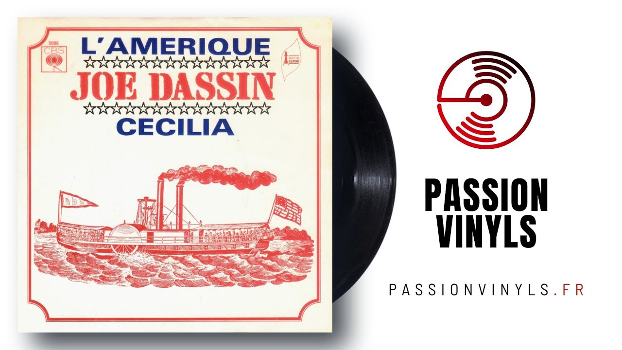 Joe Dassin - 1970 - L'amérique - Cécilia - (Vinyl 45 Tours)