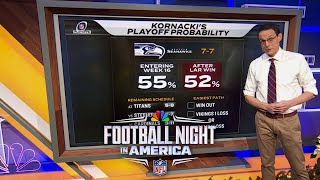 Seattle Seahawks' trajectory to make NFC playoffs with Steve Kornacki | FNIA | NFL on NBC