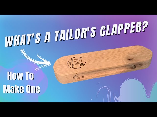 Medium Wooden Tailors Clapper - Web Archived