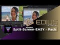 EDIUS - Cutting Room FX / Split-Screen-EASY - Pack (Template)