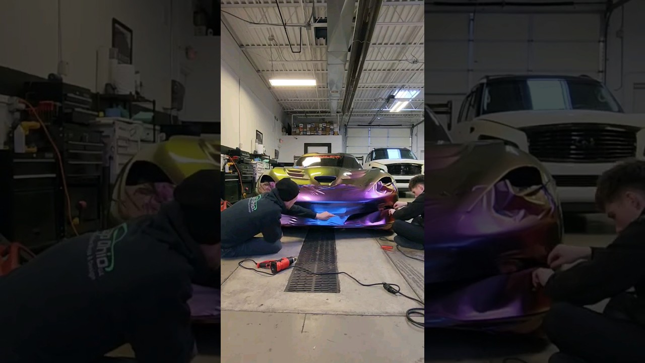 Dodge Viper wrapped in Inozetek Celestial Unicorn 🦄 🌈  