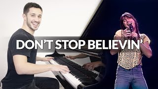 DON'T STOP BELIEVIN' (Piano Version) - JOURNEY chords