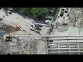 Demolition underway as I-65 shutdown begins in Louisville