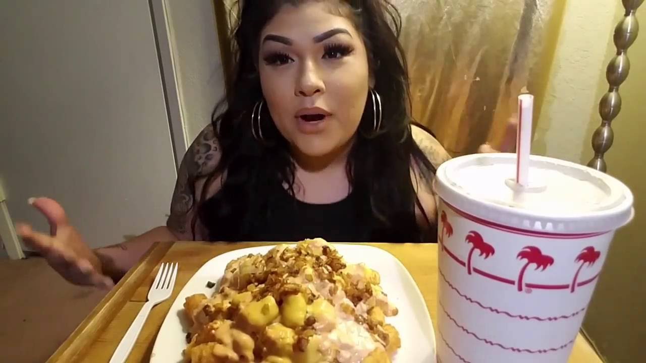 Animal style tater tot explosion/MUKBANG