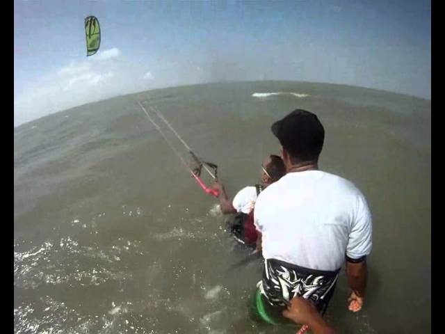 3ª aula de kite surf