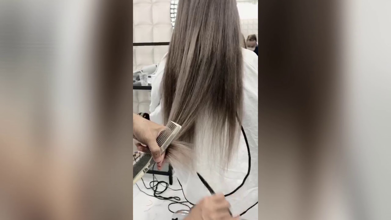 HAIR EXTENSIONS CUTTING TECHNIQUE YouTube