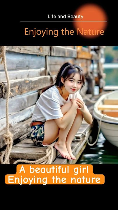 Enjoying the nature #shorts  #aigirl  #lookbook  #cozygirl #asianbeauty