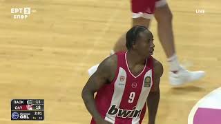 Παοκ - Ολυμπιακός Η Εξαιρετική Εμφάνιση Του Σέιμπεν Λι Με 24 Πόντους