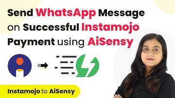 How to Send Automated WhatsApp Message on Successful Instamojo Payment using AiSensy