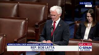 Rep. Latta Speaks on House Floor in Favor of the Precision Agriculture Satellite Connectivity Act