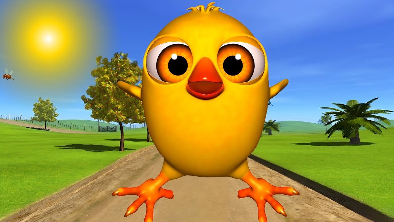 El Pollito Pío 3D 🤪🎭🎉 La Versión Más Divertida con Caras Graciosas | La ...