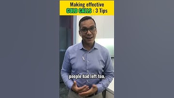 3 Cold Calling Tips That Really Work | Sales Tips #shorts