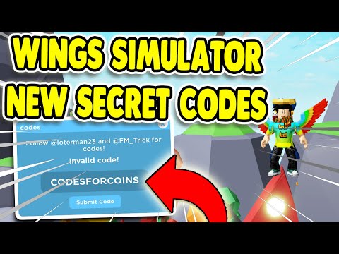 New Secret Wing Simulator Codes Roblox Youtube - roblox wing simulator codes