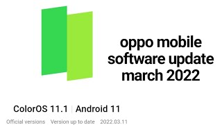 oppo mobile software update march 2022 screenshot 5