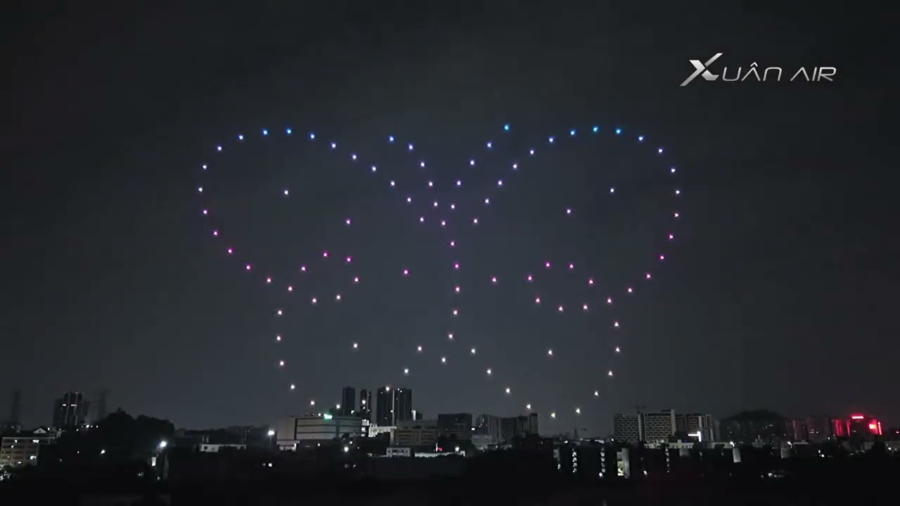 Xuan Air — Trình diễn drone nghệ thuật