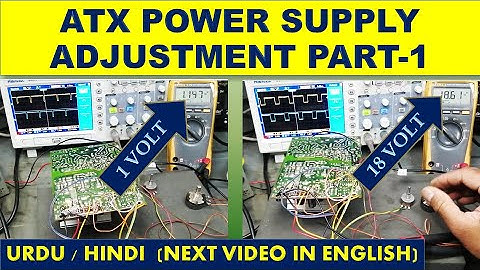 16 How to increase   Adjust Output Voltage in ATX Power supply AT2005 Part 1 Urdu Hindi