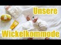 Unsere Wickelkommode & der Weg zur passenden Trage | Vlog #3