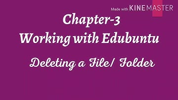 Class-4 Ch-3 Deleting and Restoring a File/Folder