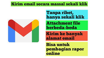 Cara kirim email secara massal dengan attachment file berbeda
