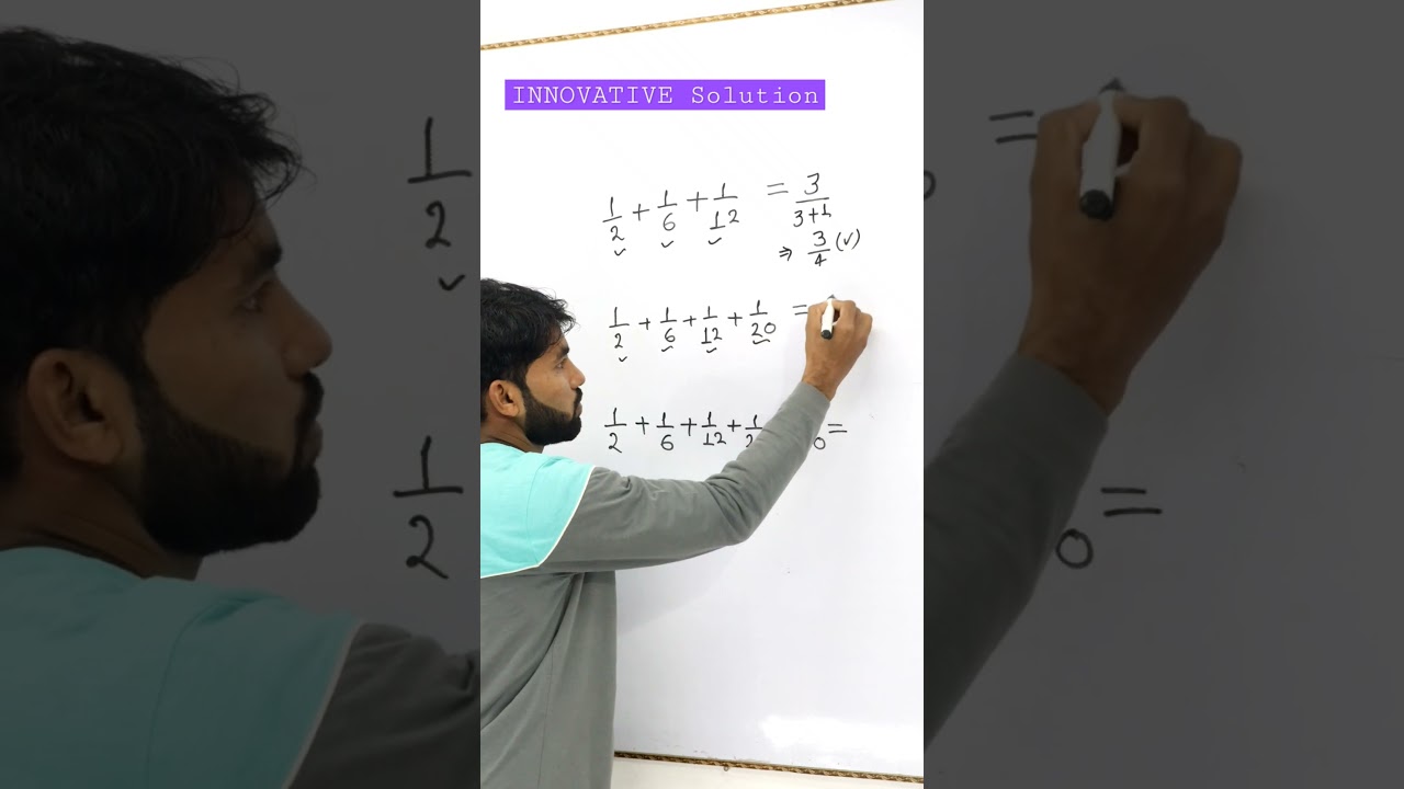 fraction short trick addition | Simplification short tricks  maths short method @INNOVATIVE Solution