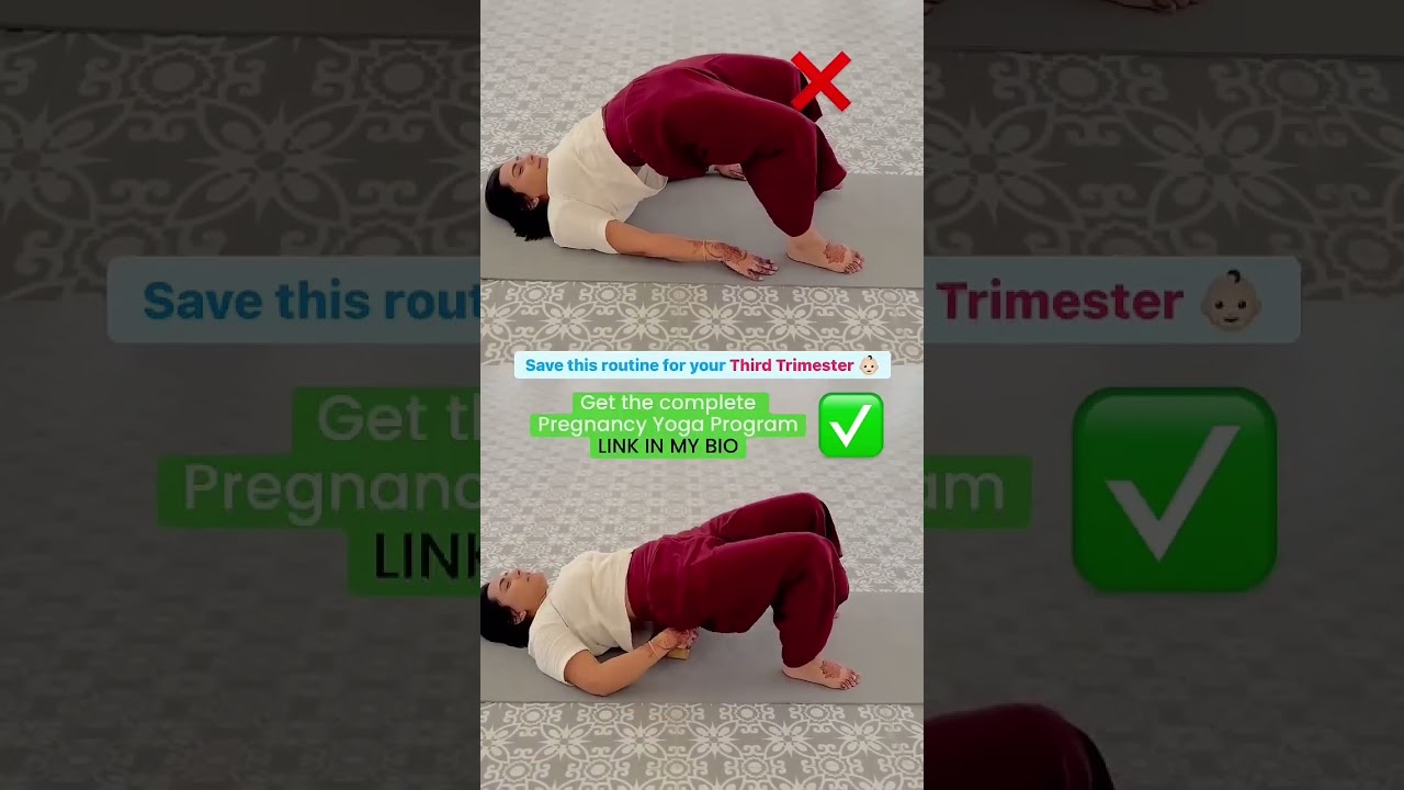 Yoga for normal delivery 🧘🏻‍♀️ #yoga #normaldelivery