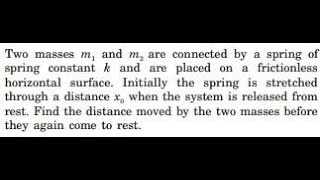 A block of mass is suspended through a vertical spring. The spring is stretched by when the b