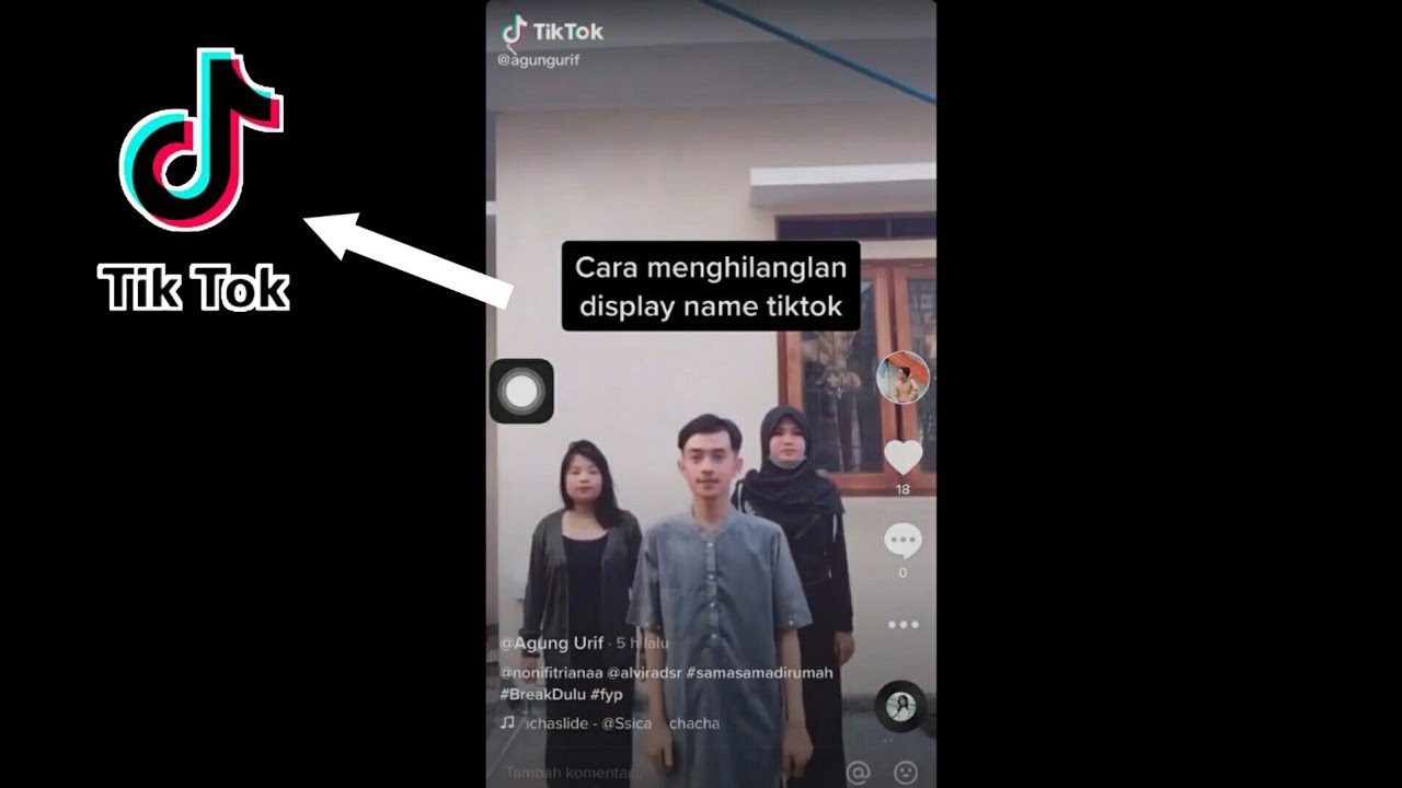 cara menghilangkan logo tik tok