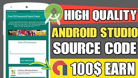 Best High Quality Professional App Source Code || FREE Android Studio Project Code