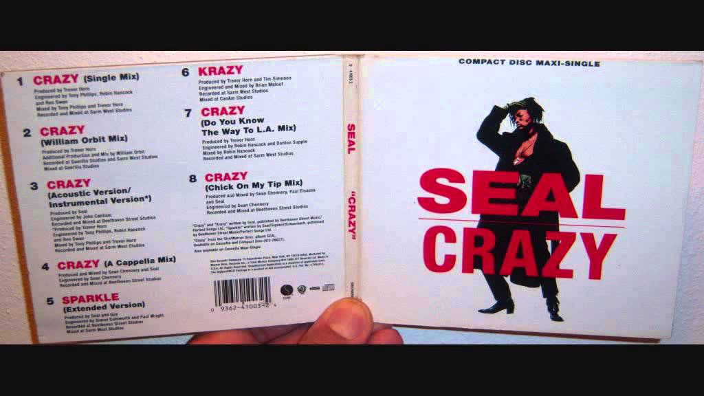 Seal Crazy (1990 Acoustic version / Instrumental version) YouTube