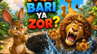 Smart Rabbit and Foolish Lion - Urdu Kids Story | Magic Kids Pakistan