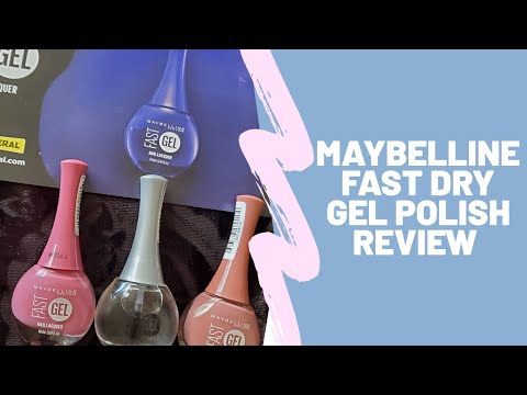 Maybelline Fast Dry Review Try On / - Gel YouTube Polish