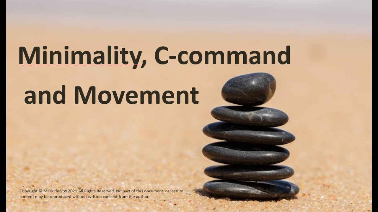 ling2 lecture 6 - Movement and minimality