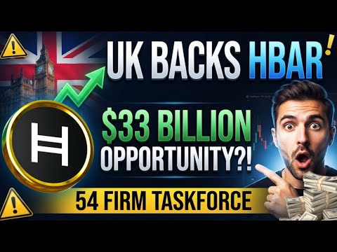 Berita Gugus Tugas UK Hedera HBAR + Analisis Zona Emas — Beli Saat Harga Turun