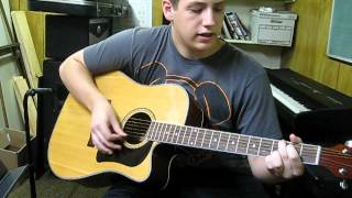 Video thumbnail of "WITH OR WITHOUT YOU - U2 (acoustic cover by Patrick)"