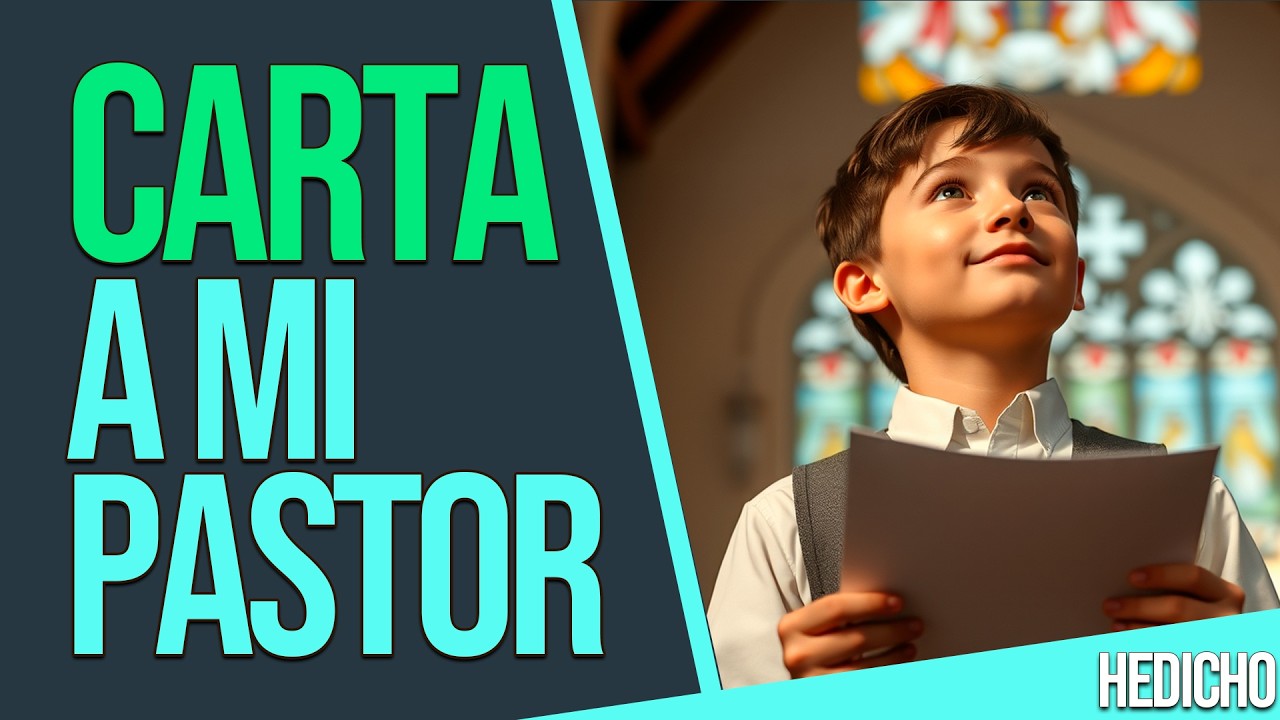 Mi Carta Emotiva Al Pastor Que Cambió Mi Vida - YouTube