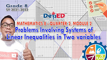 MATH 8: Quarter 2-Module 2 | Solving Systems of Linear Inequalities in Two Variables | SY 2021-2022