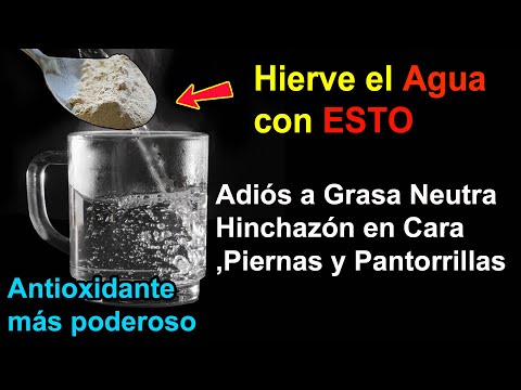 Hierve el Agua con ESTO La Mejor <strong>Mezcla</strong> para eliminar Grasa Neutra,Hinchazón en Cara y Pantorrillas