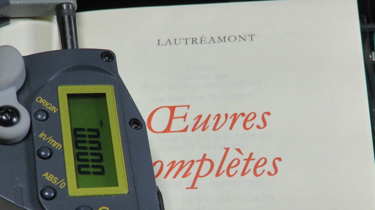LAUTRÉAMONT Oeuvres Complètes (La Pléiade NRF) - YouTube