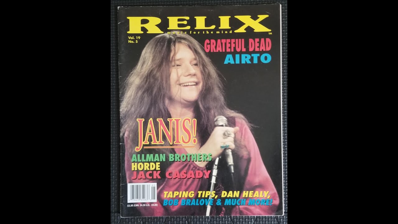 Relix Magazine October 1992 Janis Joplin