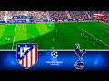 Atletico Madrid Vs Tottenham UEFA Champions League 2026 Full Match All Goals Pes 21 Gameplay