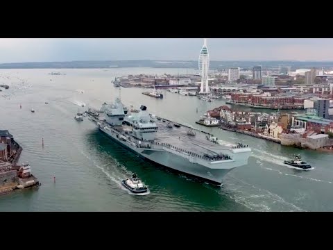 უახლესი ბრიტანული ავიამზიდი \"Queen Elizabeth\" პირველ ერთობლივ ოპერაციას განახორციელებს