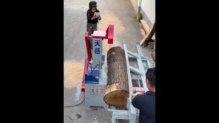 #Log Push Saw #Circular Saw #Wooden Pallet #Wood Processing Factory #Coffin Processing Factory
